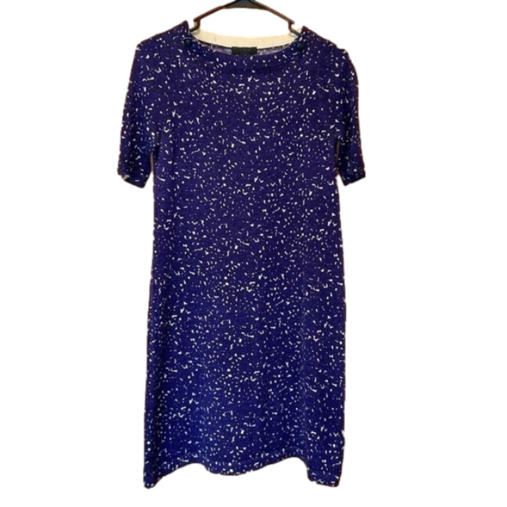 𝅺j. Crew Blue Dress